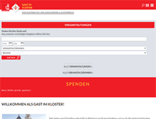 Tablet Screenshot of gastimkloster.at